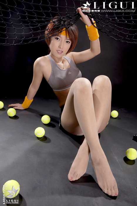 ligui丽柜2012.11.22(05) 美美 性感的网球美女