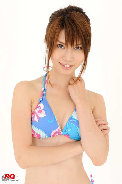 RQ-STAR写真NO.0042 Aki Kogure 小暮あき Swim Suits – Blue